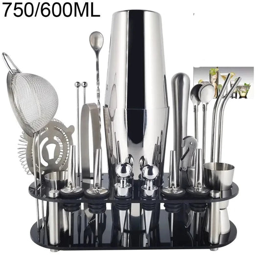 Kit Bartender Coqueteleira Profissional de  22Pcs